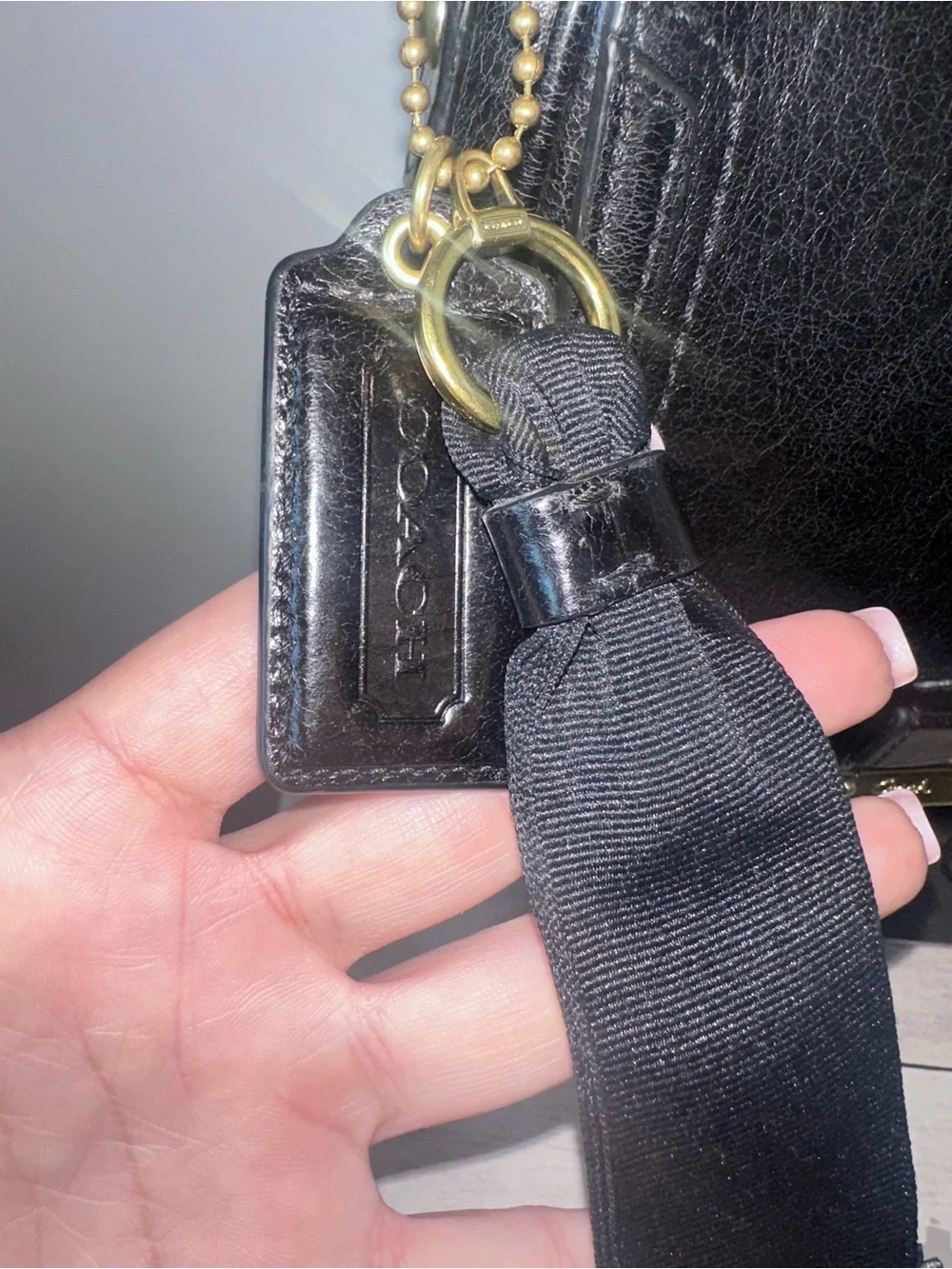 Coach Poppy Pushlock Crossbody Bag!